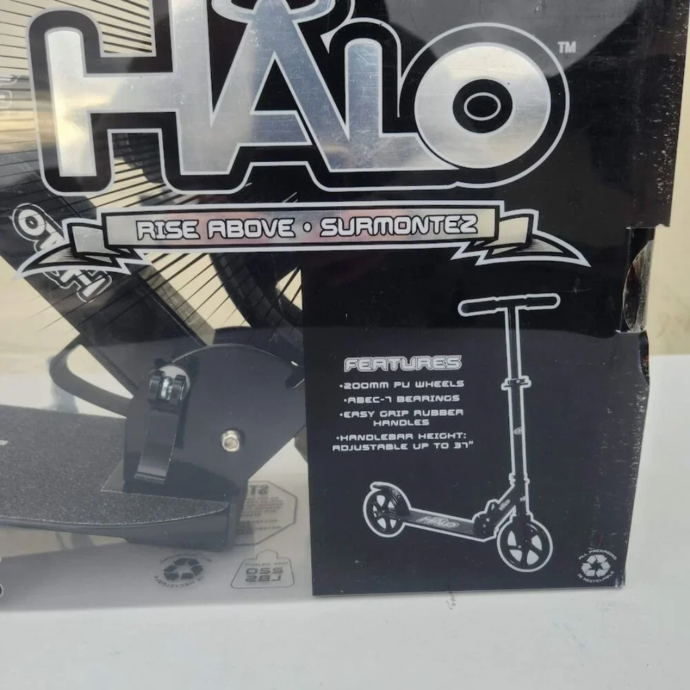Brand New Halo Rise Above Scooter Supreme Big Wheel Scooter Makes a great Christ